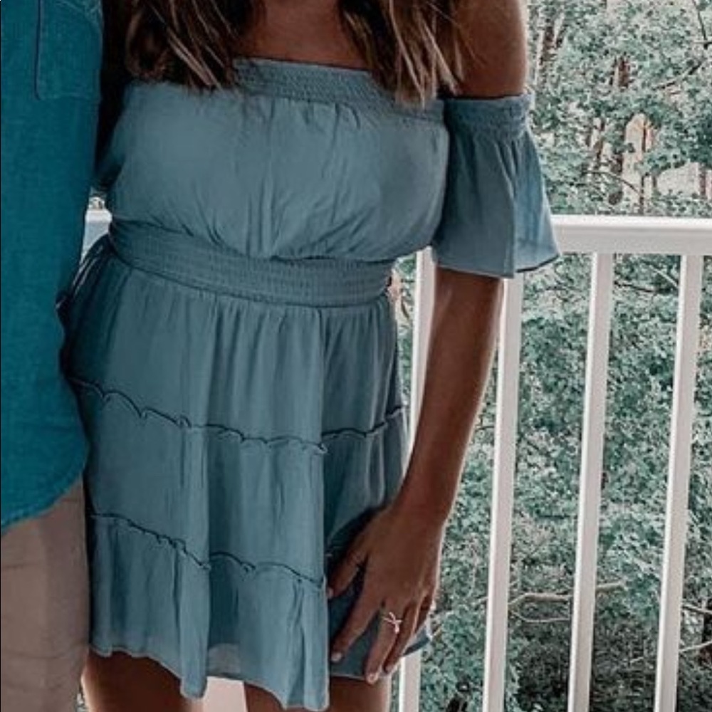 Lulus off the shoulder dress